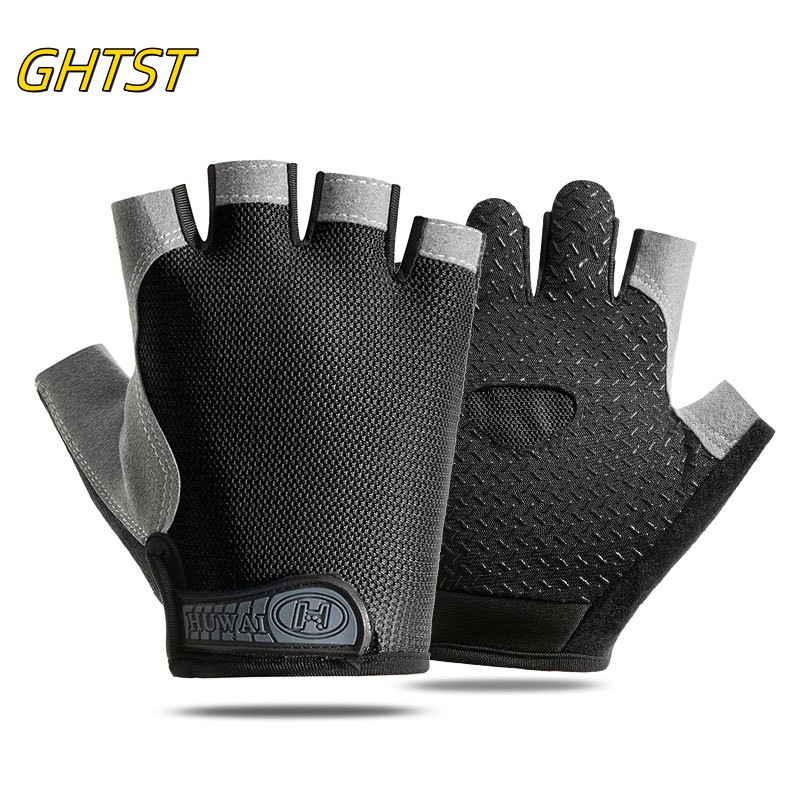 Cycling Glove Padded - Oddychające rękawiczki na siłownię Kolarstwo Półpalcowe