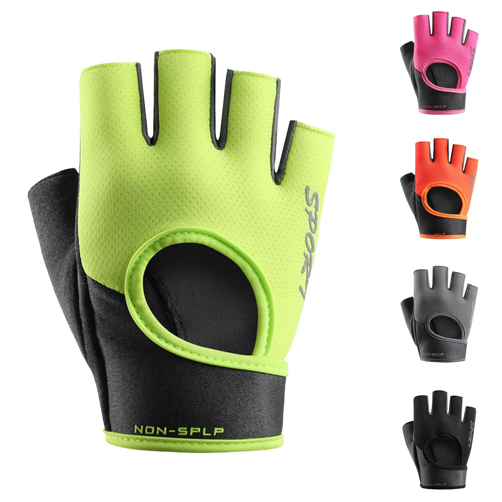 Workout Glove Gym - Rękawiczki rowerowe bez palców oddychające antypoślizgowe