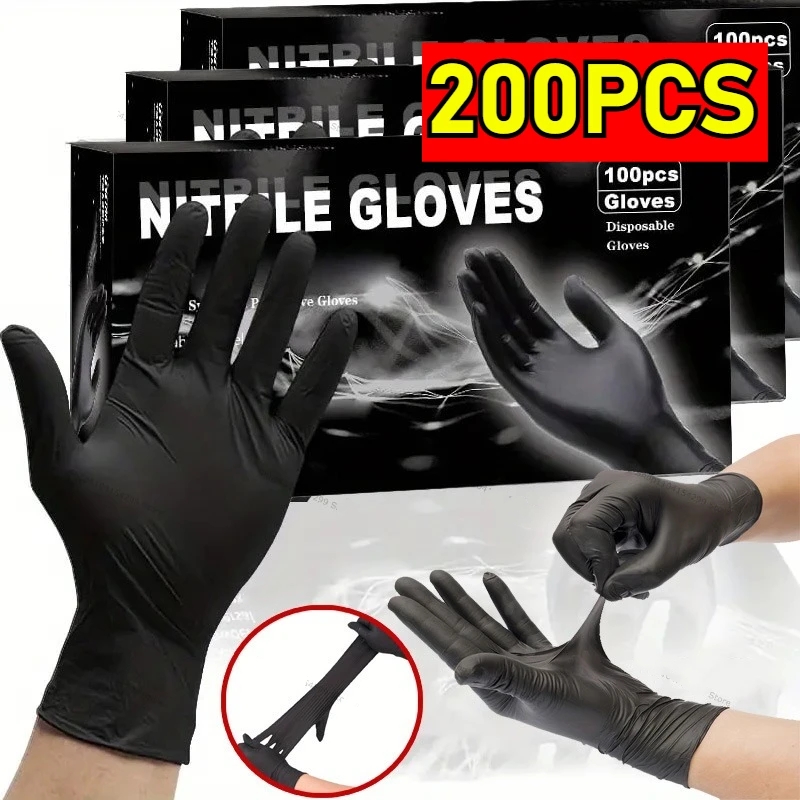 Latex Disposable Glove - Jednorazowe nitrylowe wodoodporne rękawice do mycia