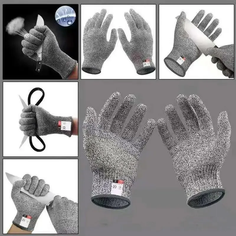 Cut Resistant Glove - Rękawice antyprzecięciowe HPPE klasy 5, dziergane