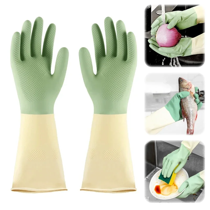 Dish Glove Rubber - Grube rękawice kuchenne, rękawice do mycia