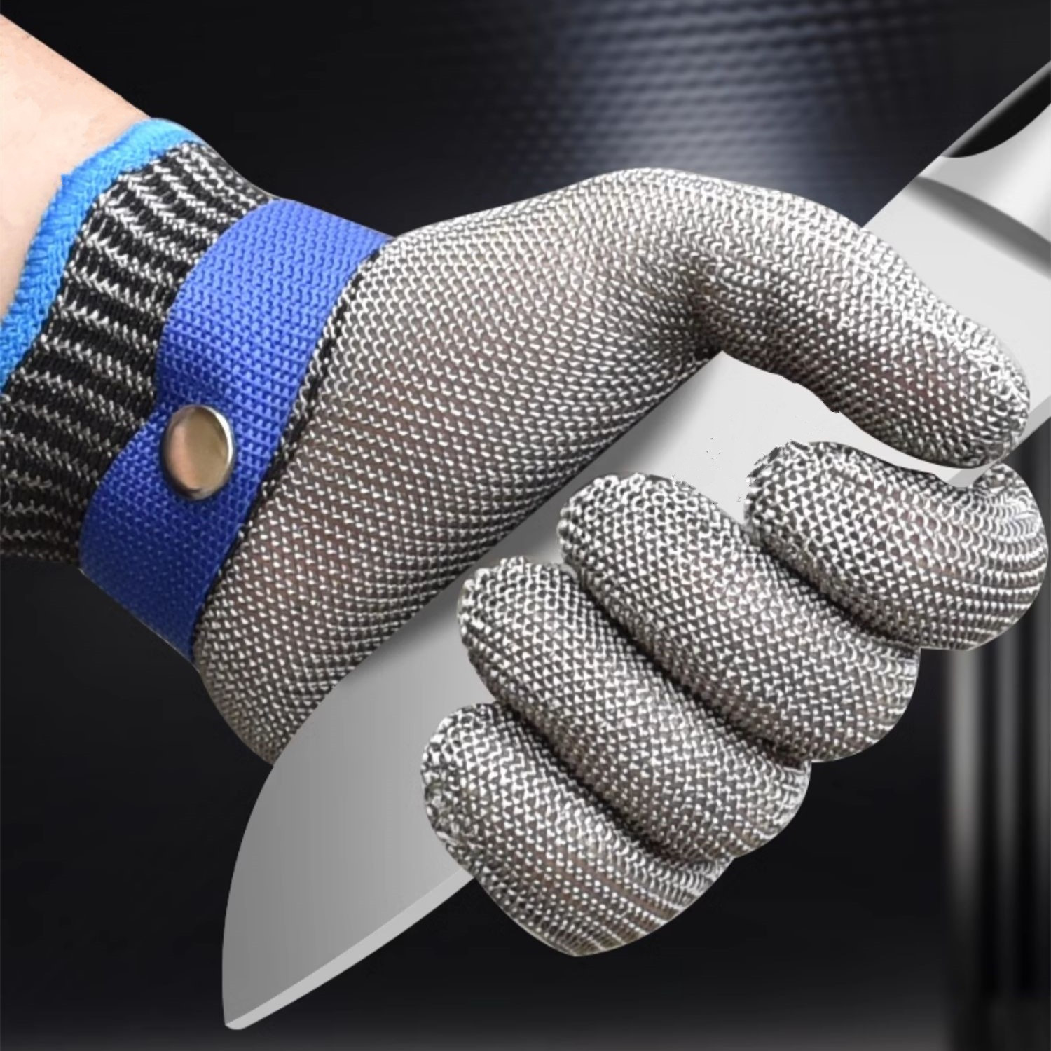 Cut Resistant Glove - Rękawice metalowe z siatki antyprzecięciowej, odporne