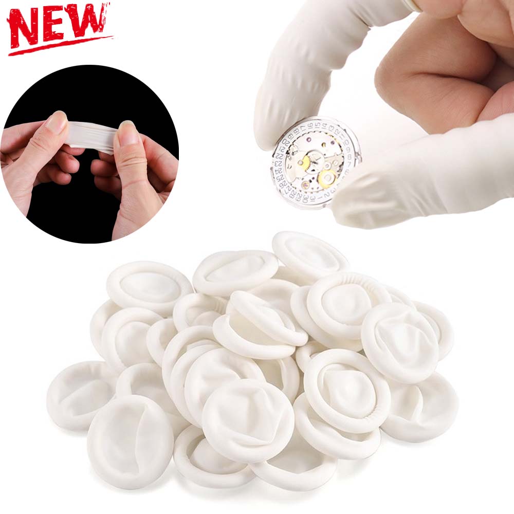 Latex Disposable Glove - 100/50/30 szt. Jednorazowe, bezpudrowe, przemysłowe, elektroniczne,