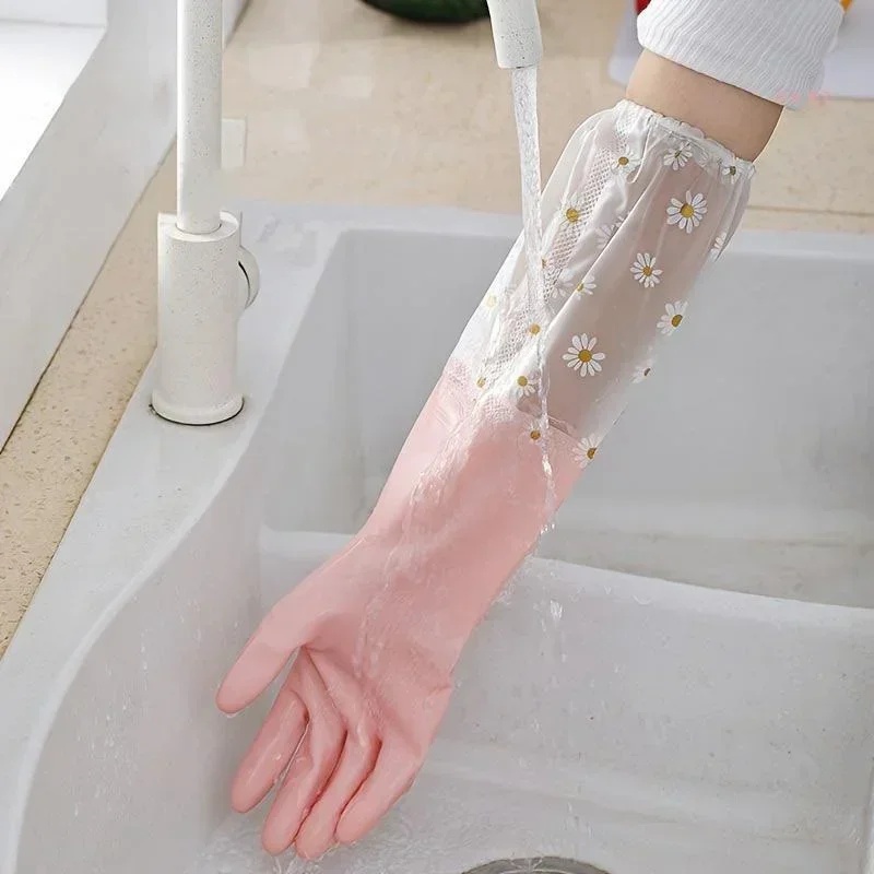 Długie gumowe rękawice do prac – Dish Glove Rubber recenzja i cena