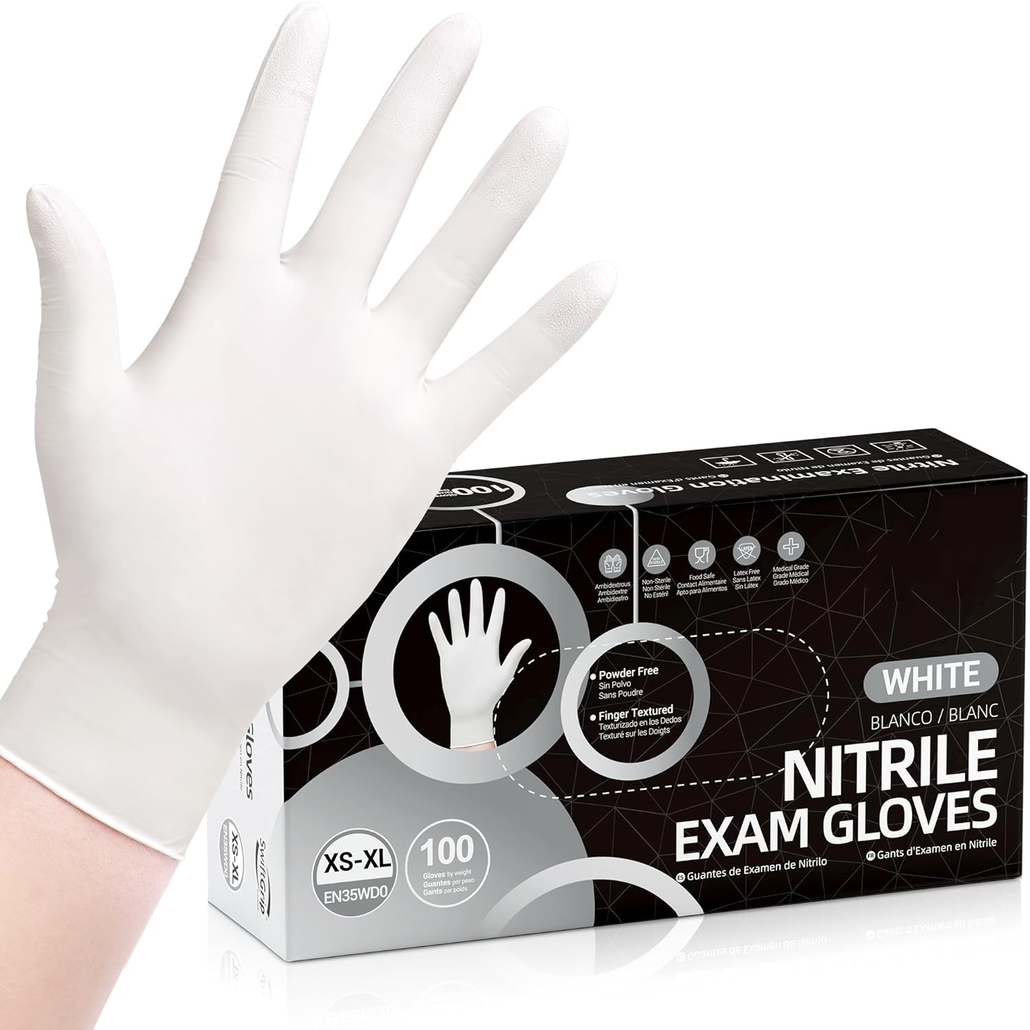 100 szt. Jednorazowe rękawice  – Latex Disposable Glove recenzja i cena