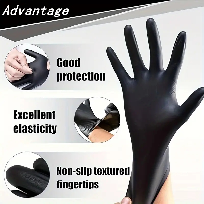 20 szt. Czarne jednorazowe ręk – Latex Disposable Glove recenzja i cena