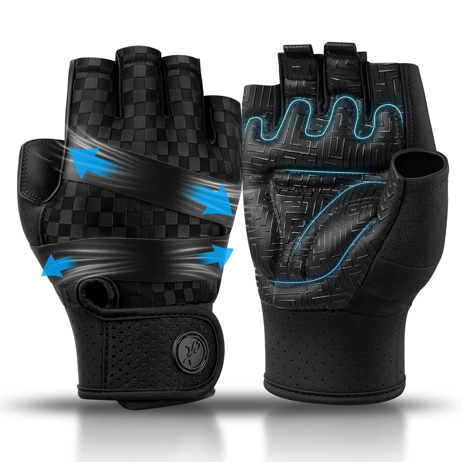 Rękawice gimnastyczne męskie,  – Workout Glove Gym recenzja i cena