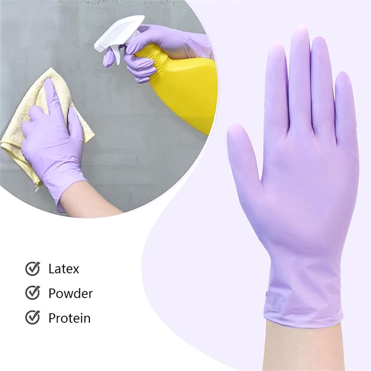 Wysokiej jakości 100 szt. nitr – Exam Glove Nitrile recenzja i cena