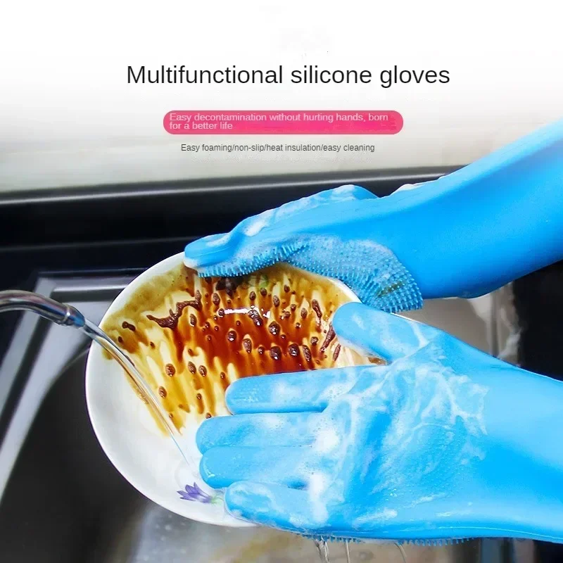 Gumowe rękawice domowe antypoś – Dish Glove Rubber recenzja i cena