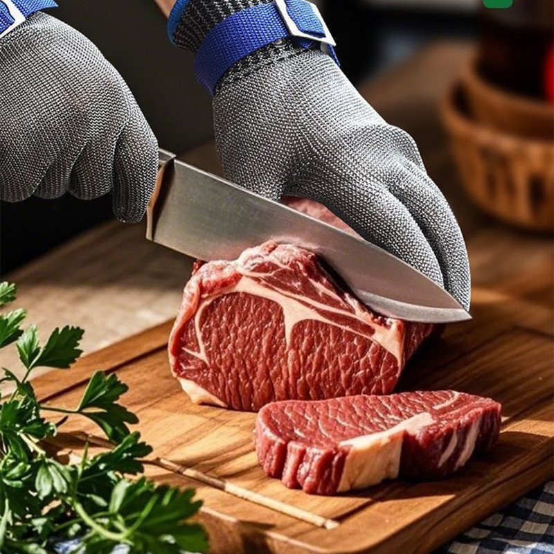Rękawice metalowe z siatki ant – Cut Resistant Glove recenzja i cena